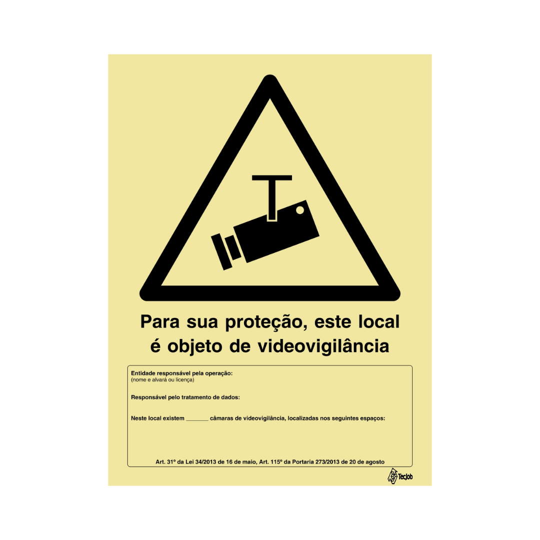 Sinalética de Informação| Vídeo-Vigilância
