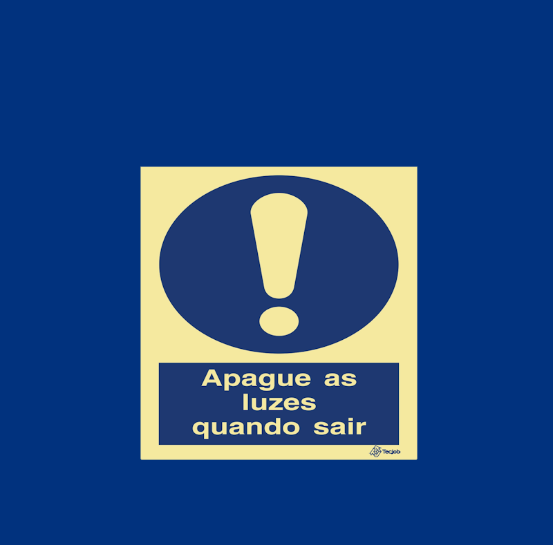 Sinalética de Obrigação - Obrigação