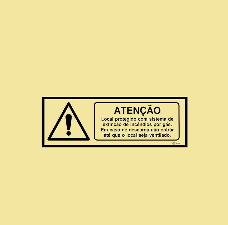 Sinalética de Perigo - Atenção