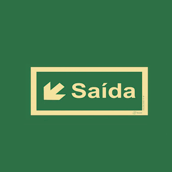 Sinalética de Emergência - Saída