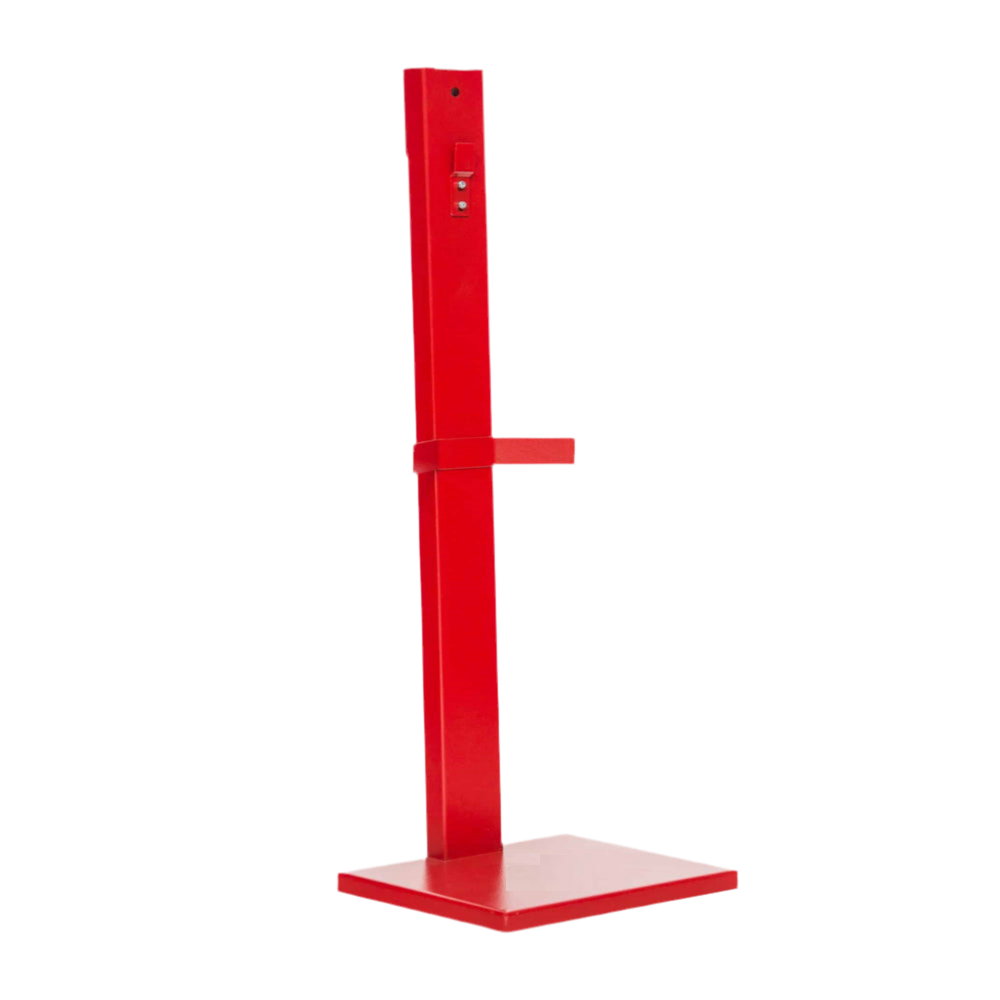 Floor Stand for Fire Extinguishers - Red