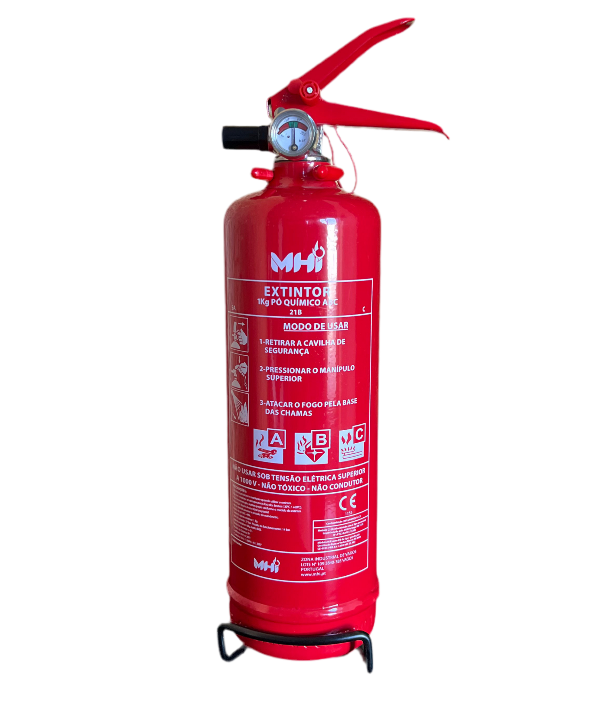 Extintor ABC 1Kg certificado