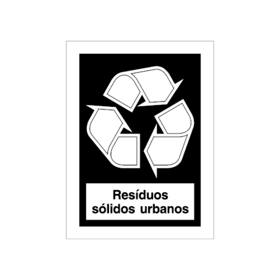 Sinalética Informação Resíduos Sólidos Urbanos - CQ0057
