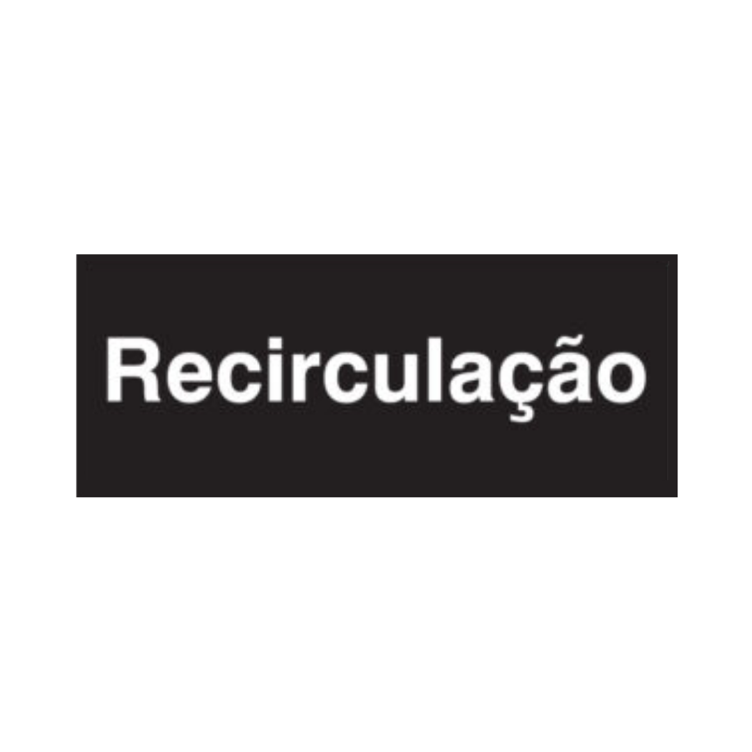 Sinalética Informação Recirculação - TU0072