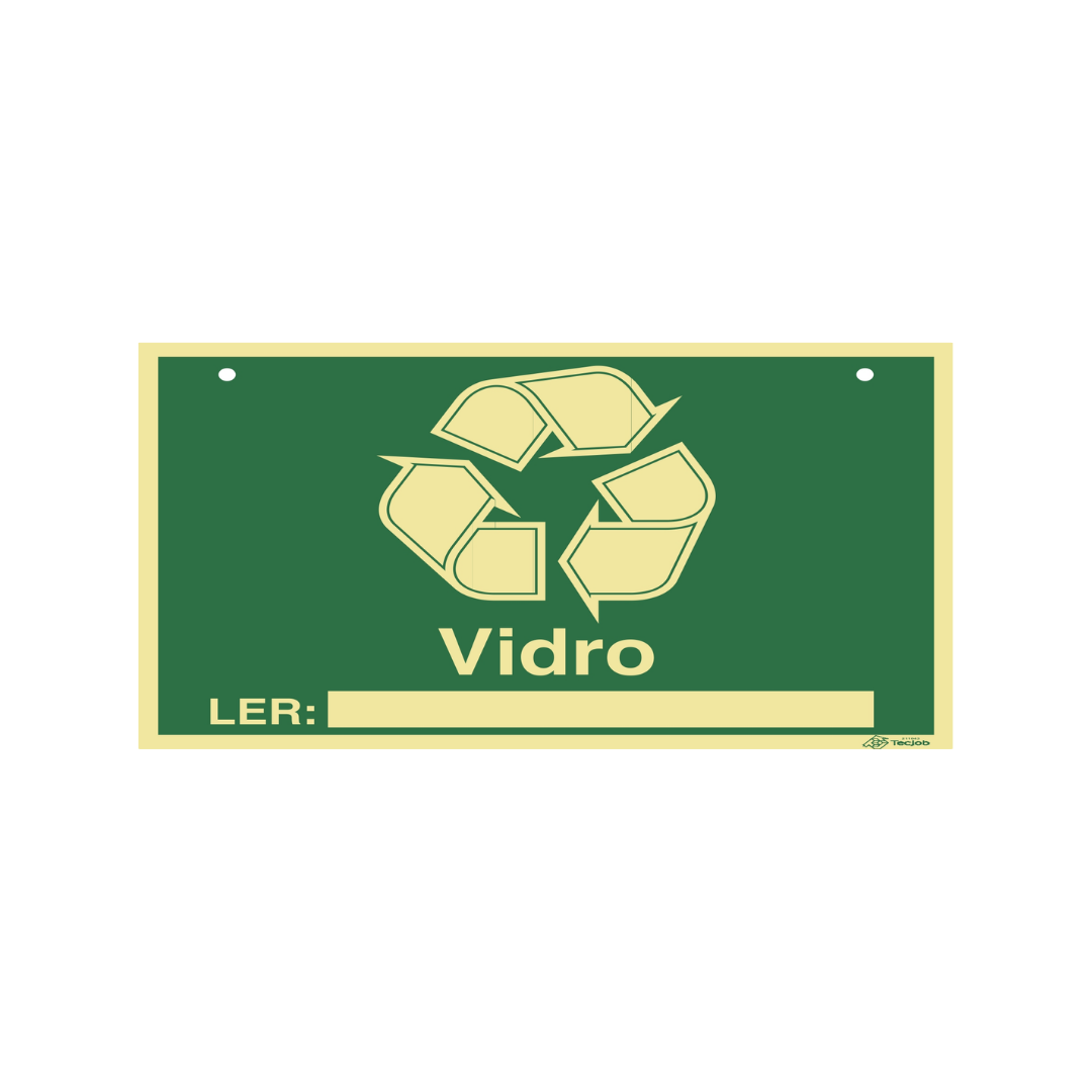 Sinalética Informação Identificação de Big Bags e Contentores Vidro – IN1922
