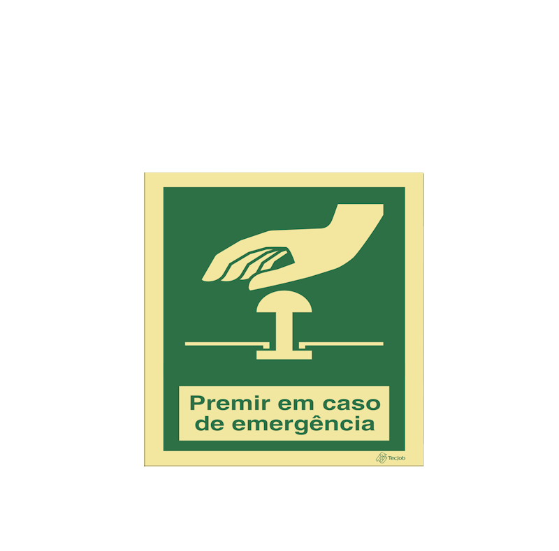 Sinalética Premir em Caso de Emergência - E0304