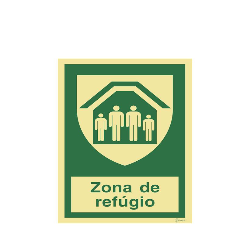 Sinalética Zona de Refúgio - E0486