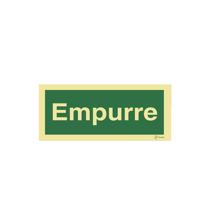 Sinalética Empurre - E0515