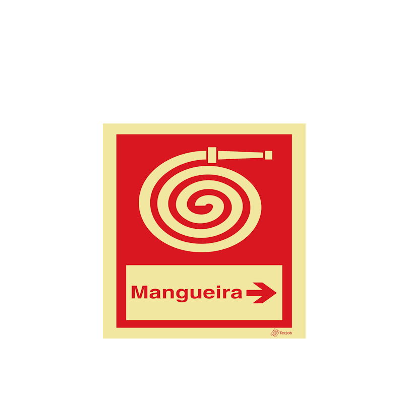 Sinalética Mangueira à Direita - I0029