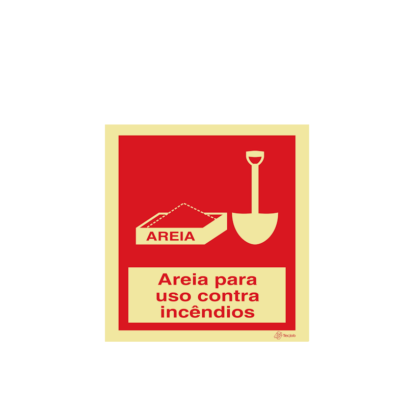 Sinalética Areia para Uso Contra Incêndios - I0234