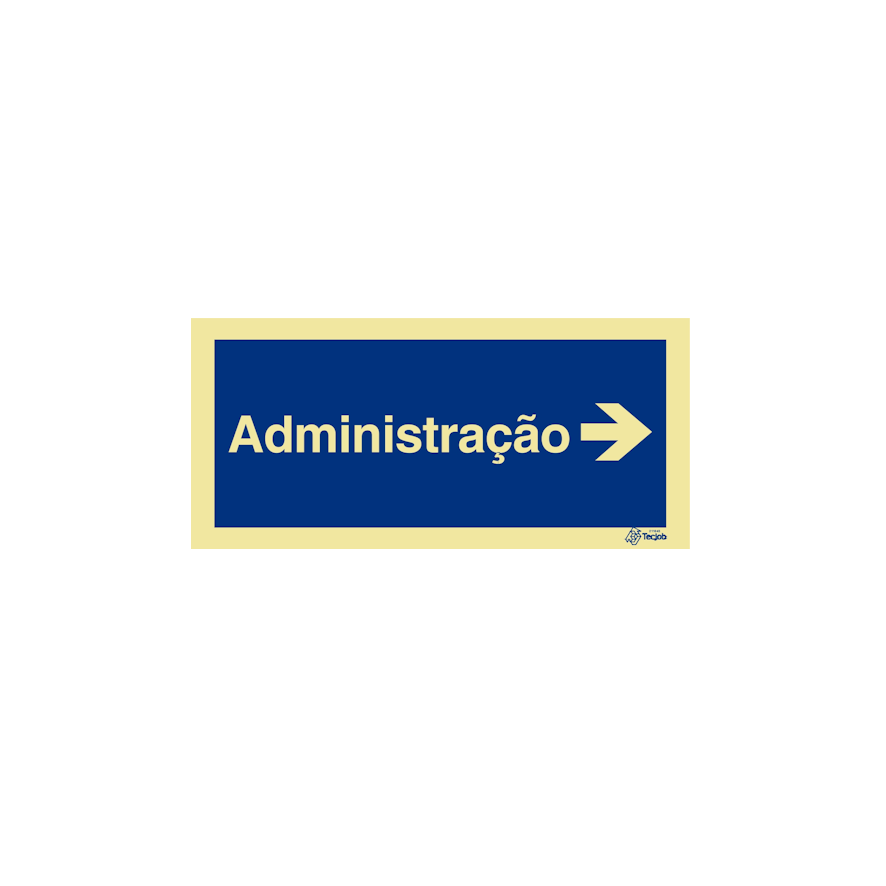 Sinal Administração com Seta Direita - IN0434