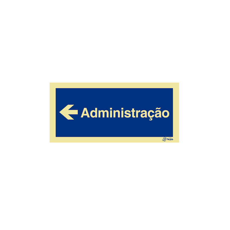 Sinal Administração com Seta Esquerda - IN0433