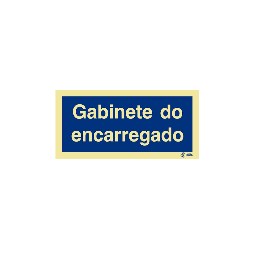 Sinal Gabinete do encarregado - IN0735