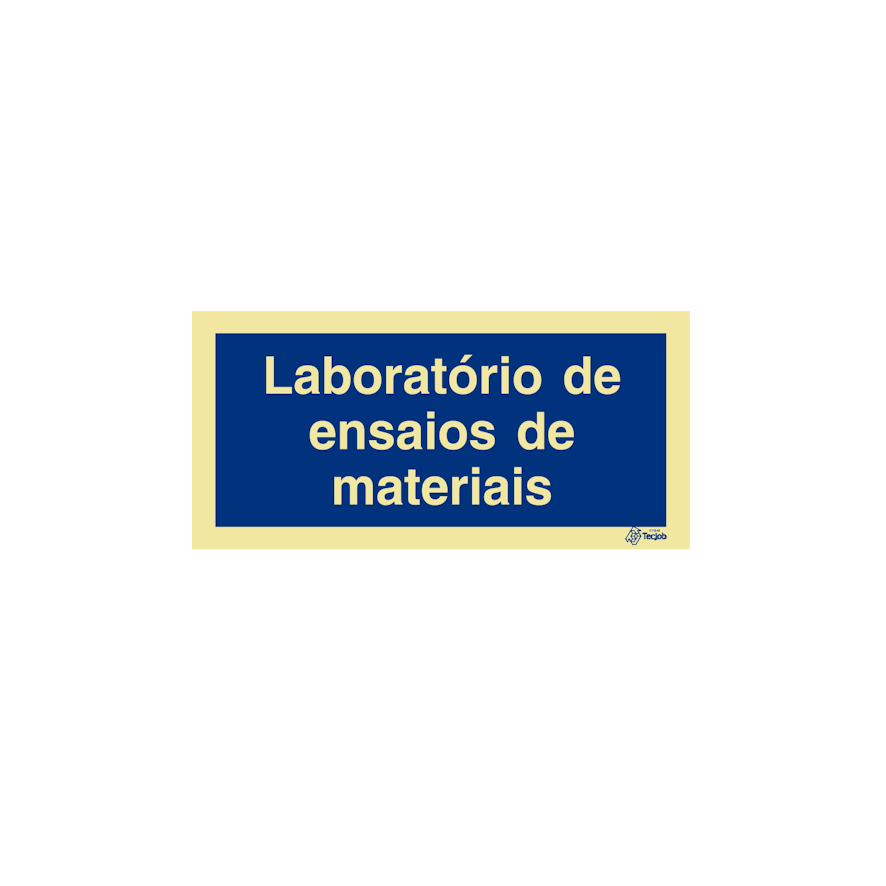 Sinal Laboratório de ensaios de materiais - IN0787
