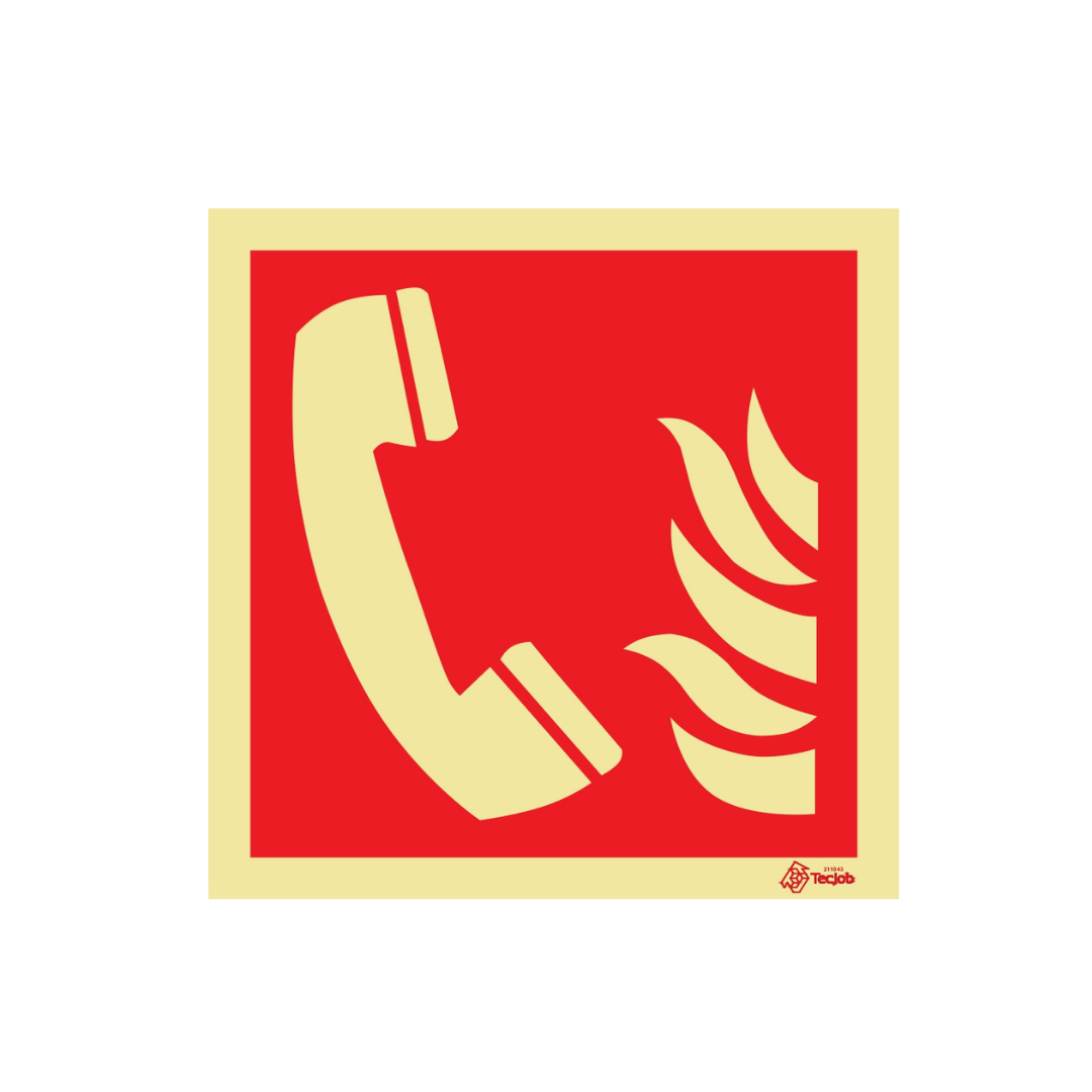 Sinalética ISO Telefone de Emergência – ISO024