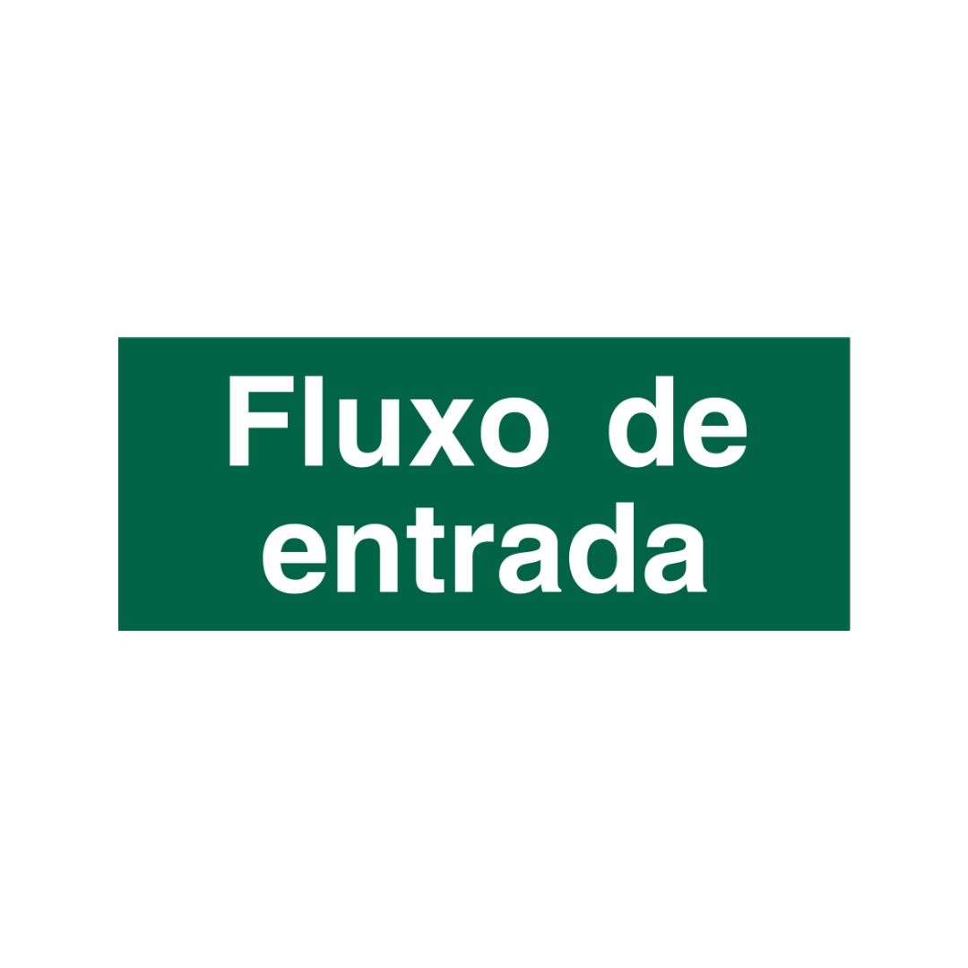 Sinalética Informação Fluxo de Entrada - IN1593