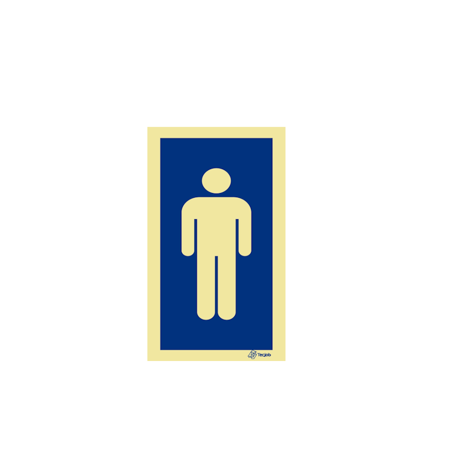 Sinalética Instalações Sanitárias Masculinas – IN0244