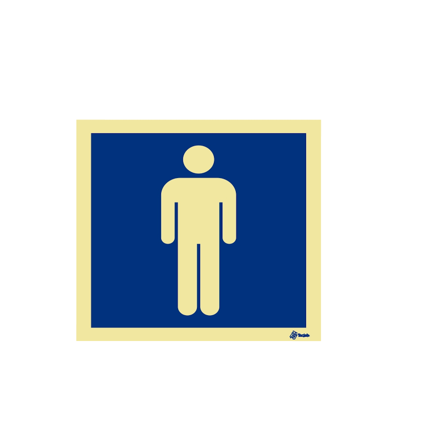 Sinalética Instalações Sanitárias Masculinas – IN0266