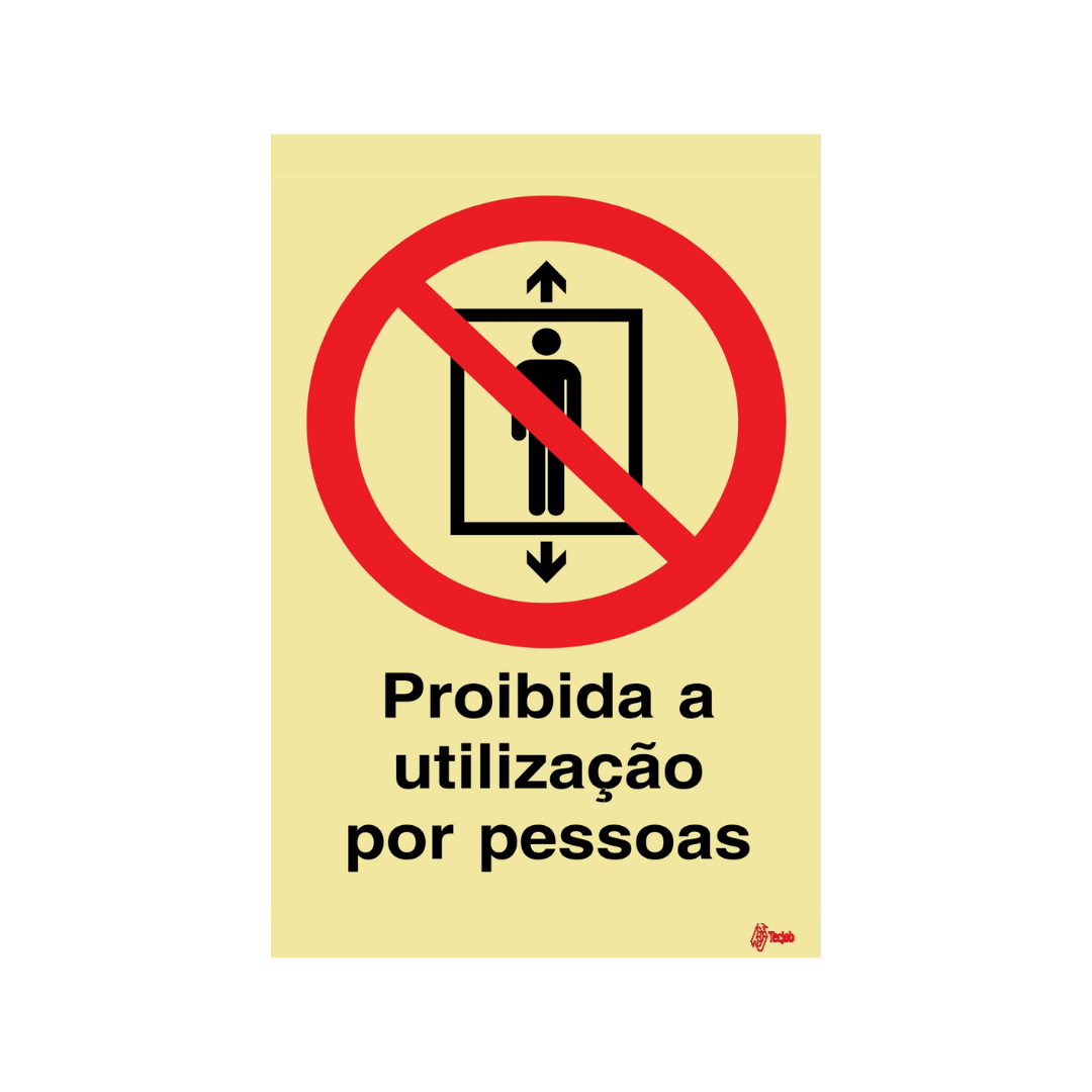 Sinalética Proibida a Utilização por Pessoas – PR0266