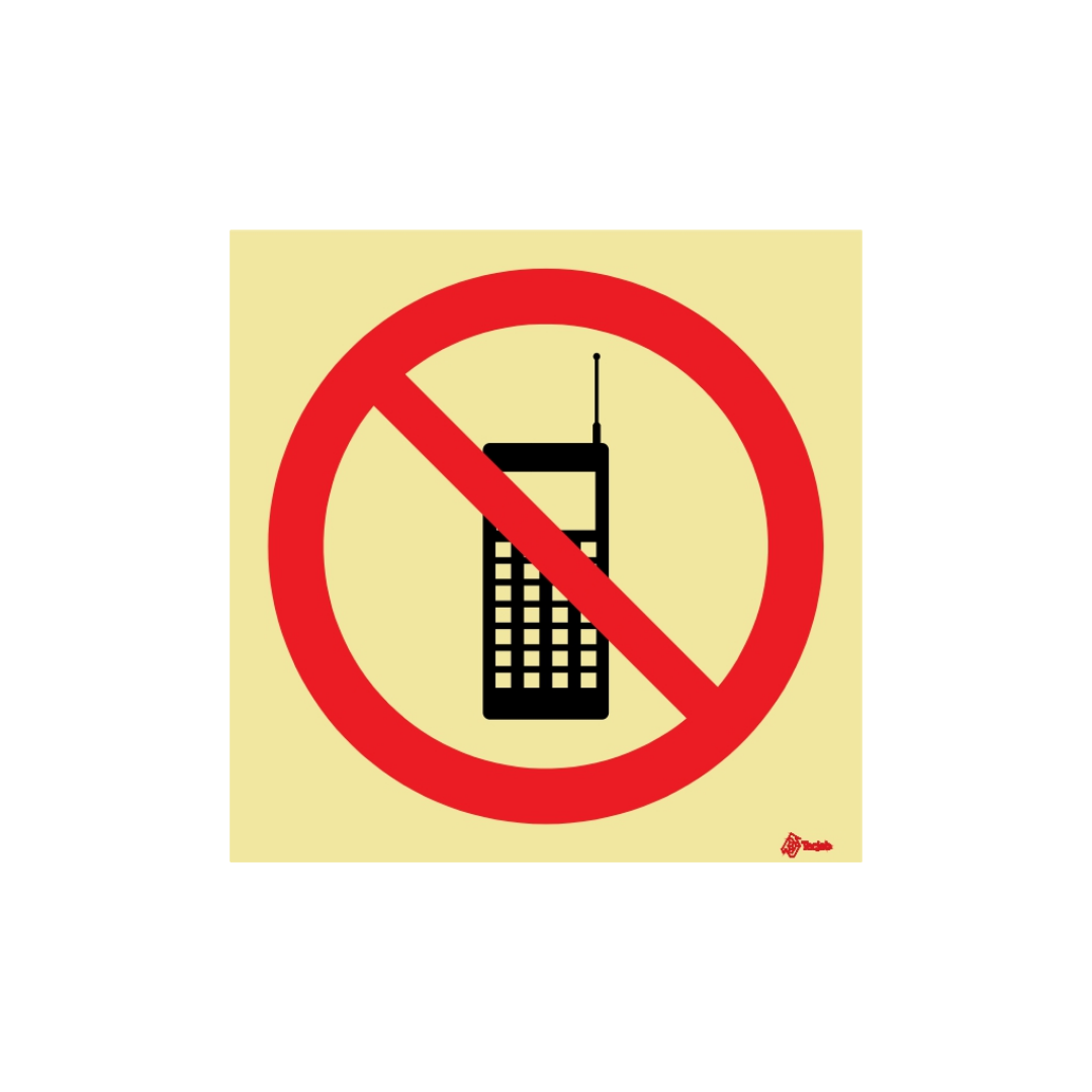 Sinalética Proibido Comunicação Via Rádio – PR0006