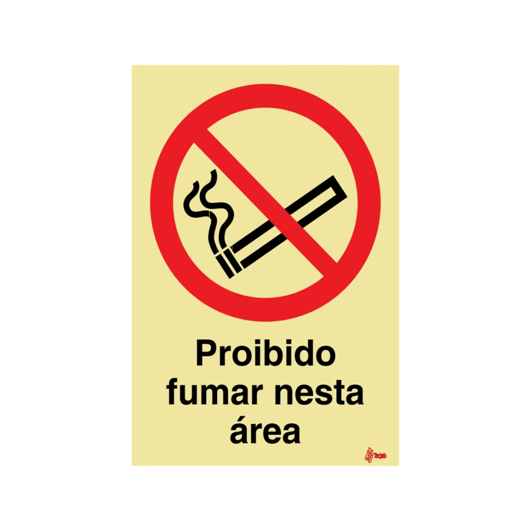 Sinalética Proibido Fumar Nesta Área – PR0037
