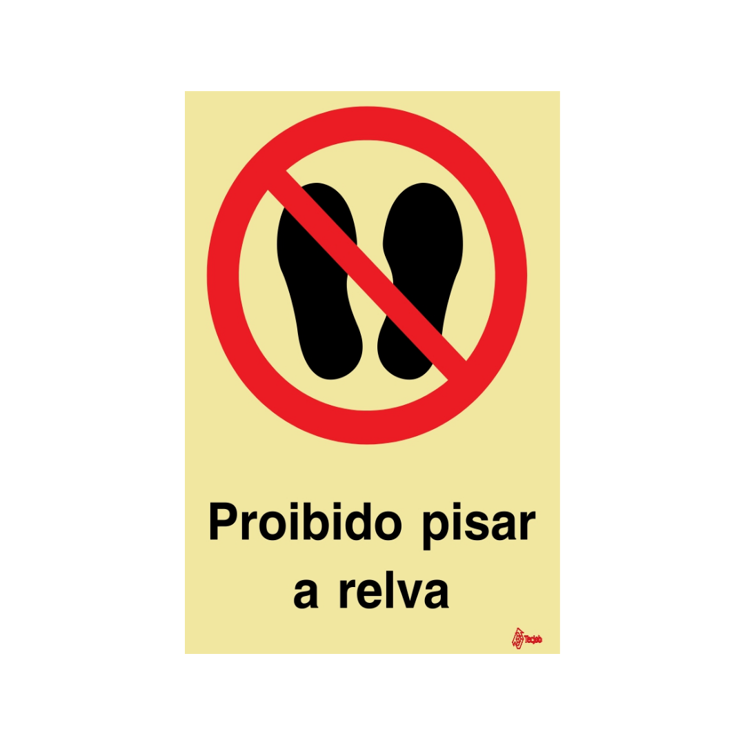 Sinalética Proibido Pisar a Relva – PR0143