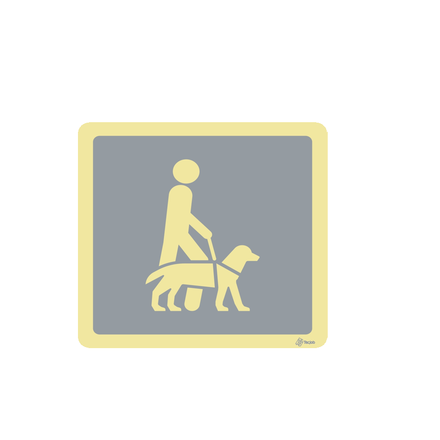 Sinalética Utilização Cão Guia - IN0149