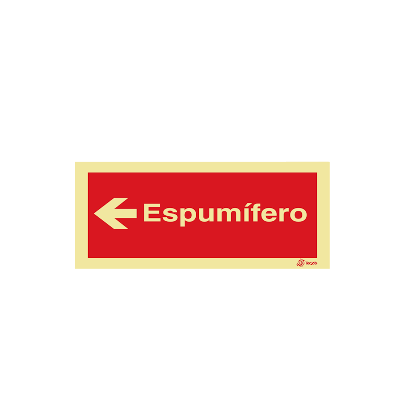 Sinalética Espumífero - Seta para a Esquerda - I0609