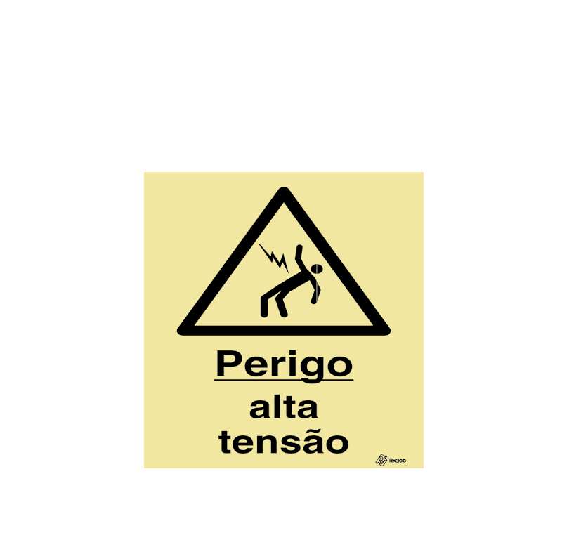 Sinalética Perigo Alta Tensão - IS0152