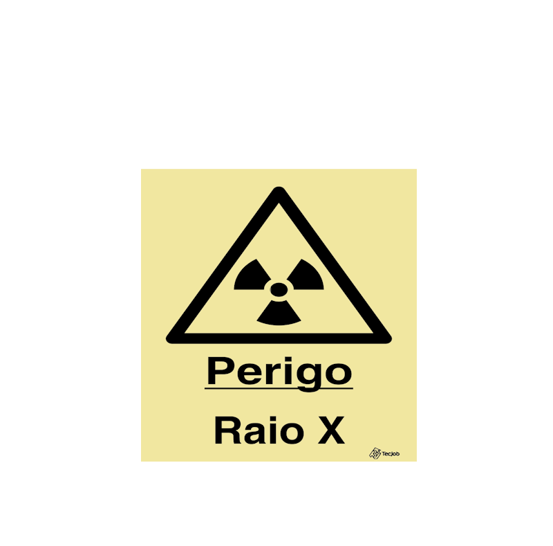 Sinalética Perigo Raio X - IS0155