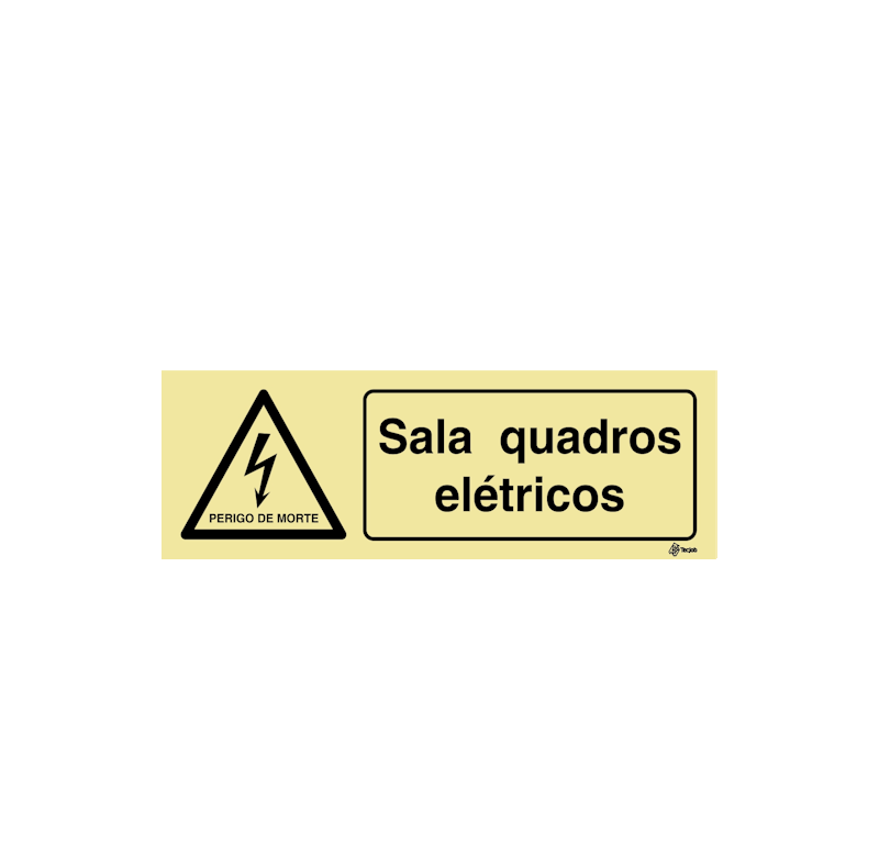Sinalética Sala Quadros Elétricos - IS0425